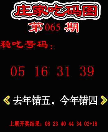 065期庄家吃码图[图]