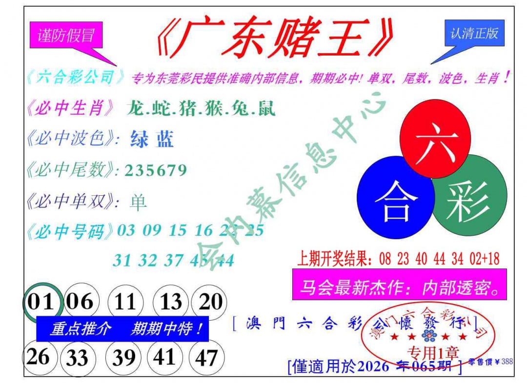 065期广东赌王[图]