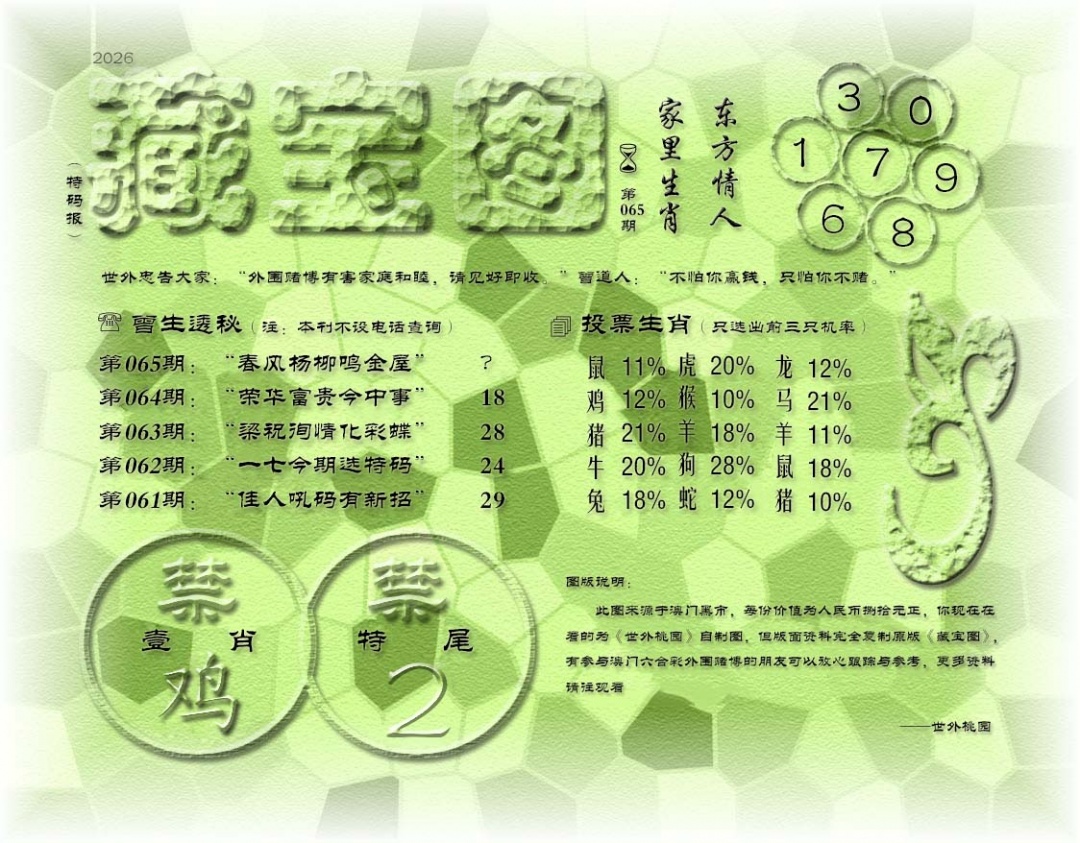 065期老《藏宝图》[图]