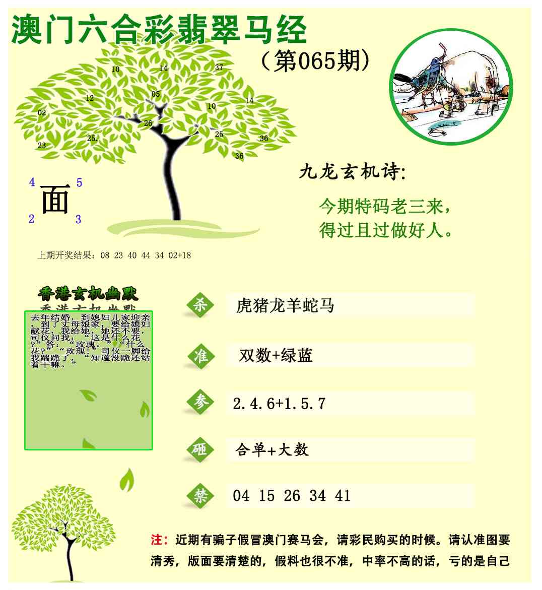 065期翡翠马经[图]