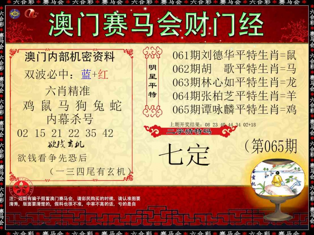 065期财门经[图]