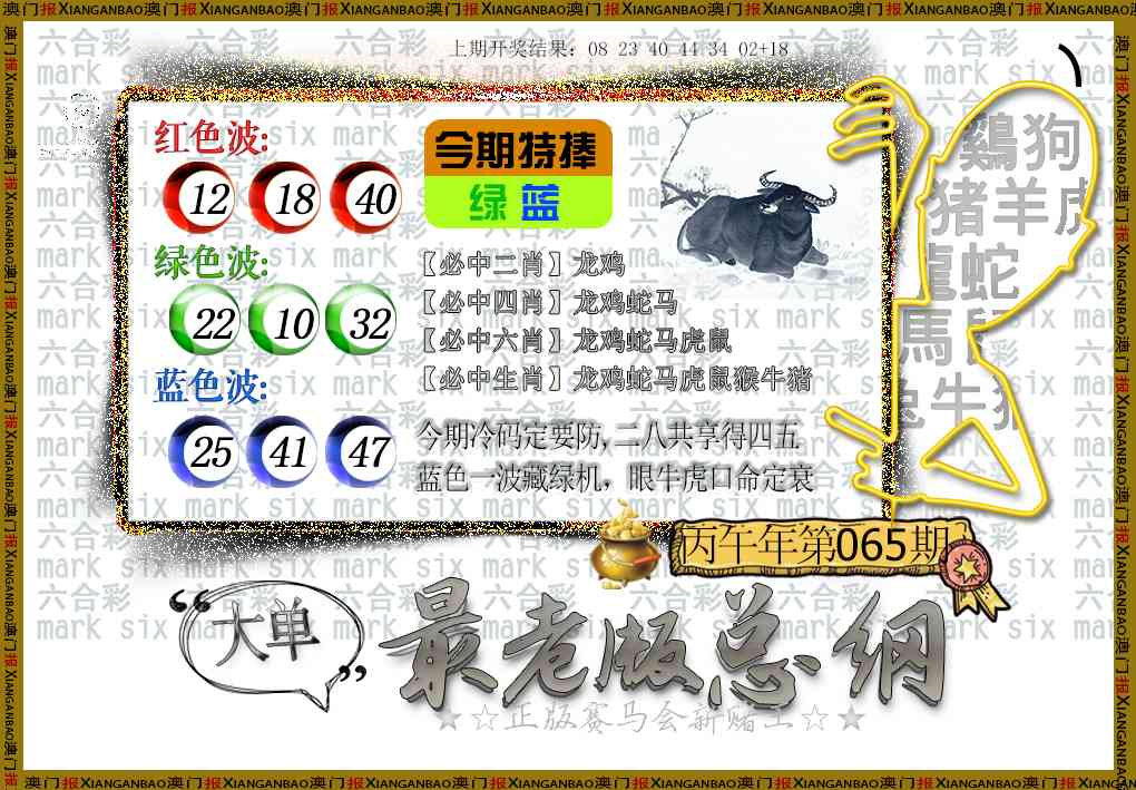 065期最老版总纲[图]