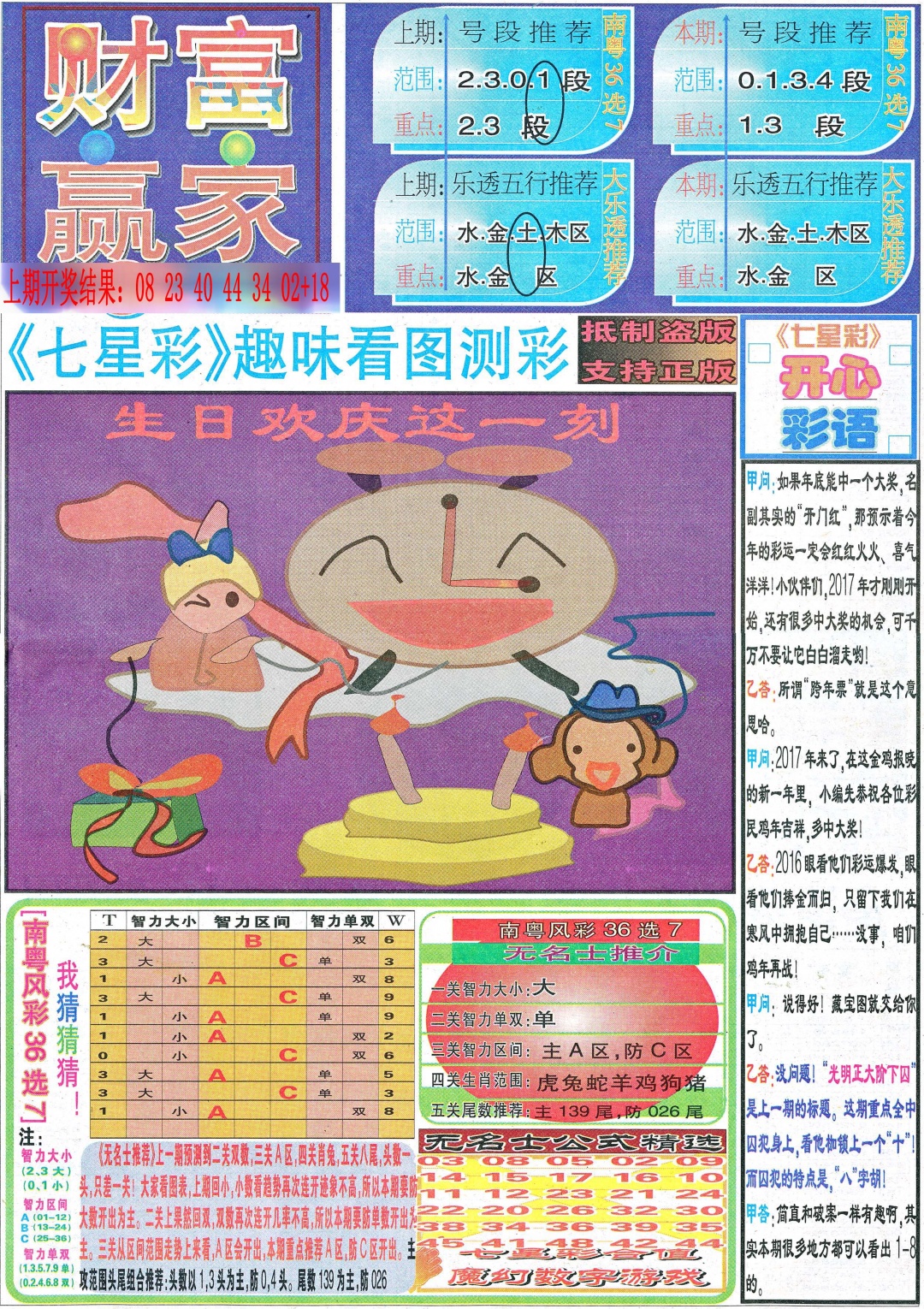 065期七星彩图(高清)[图]