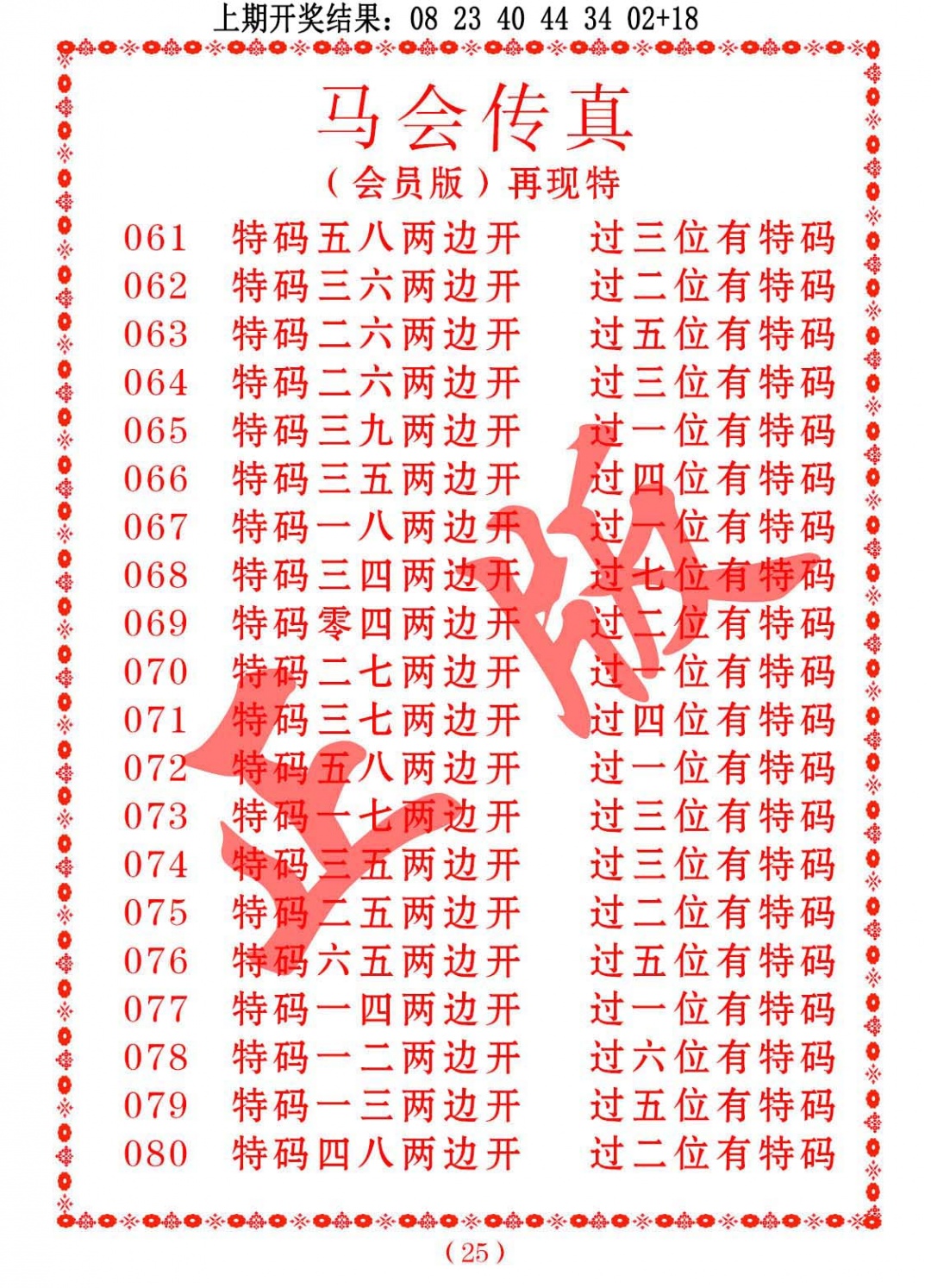 065期马会传真[图]