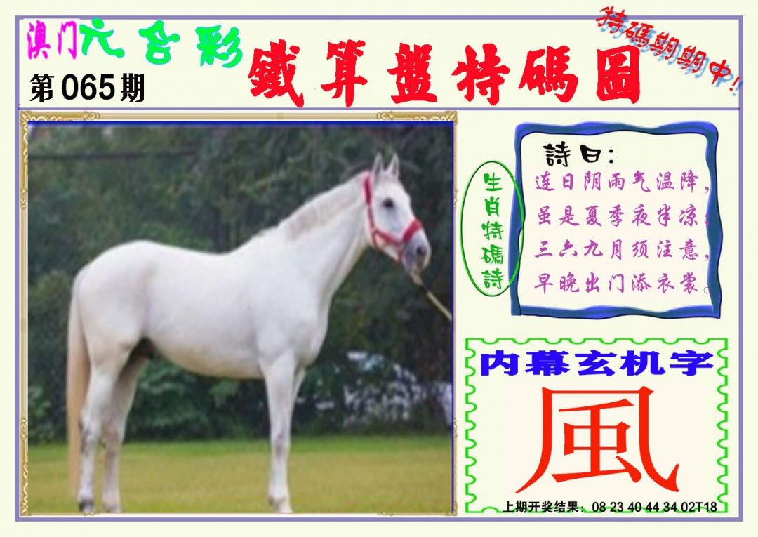 065期铁算盘特码图[图]