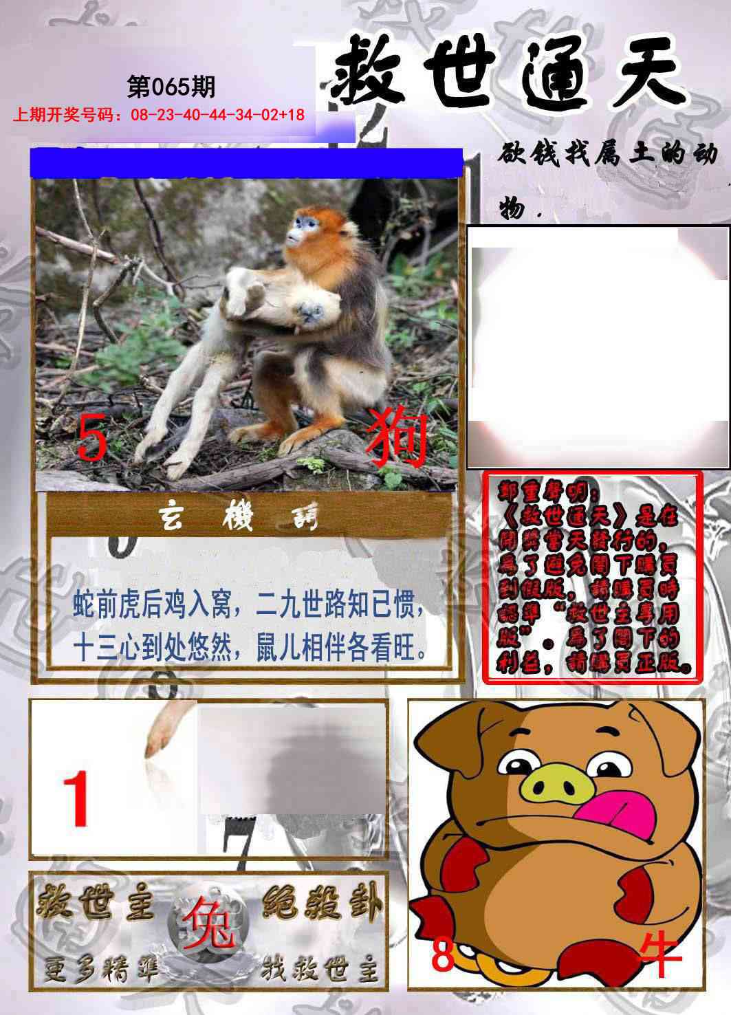 065期救世通天报[图]