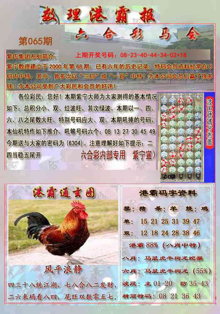 065期港霸报[图]