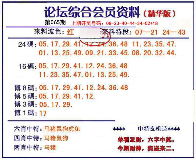065期综合会员资料[图]