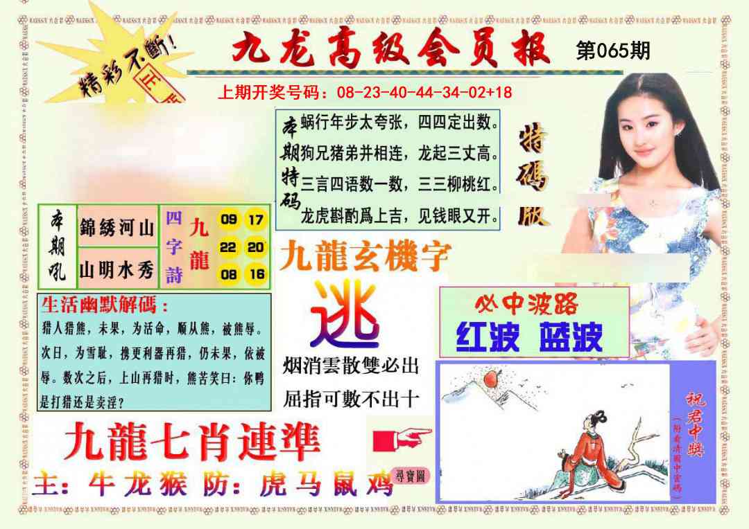 065期九龙高级会员报[图]