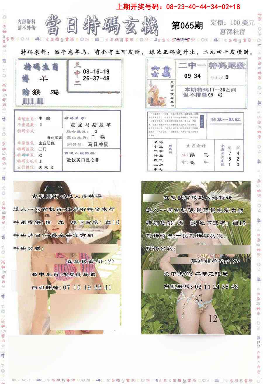 065期当日特码玄机-2[图]