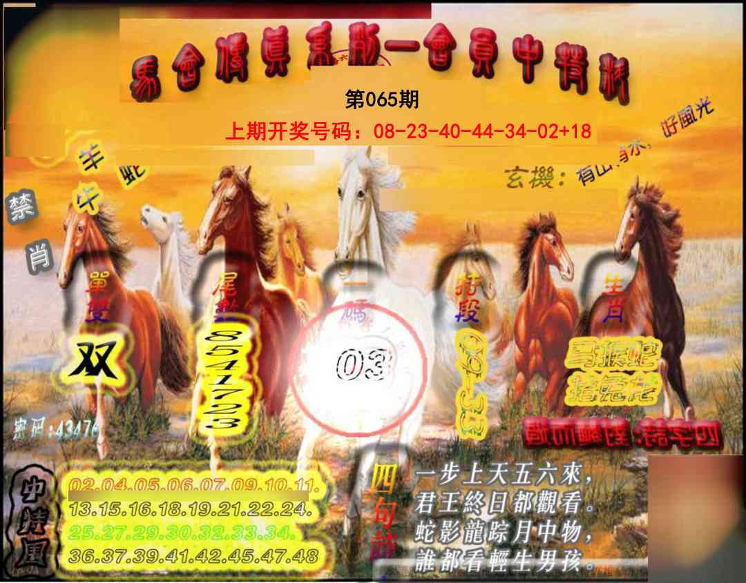 065期马会传真-会员报[图]