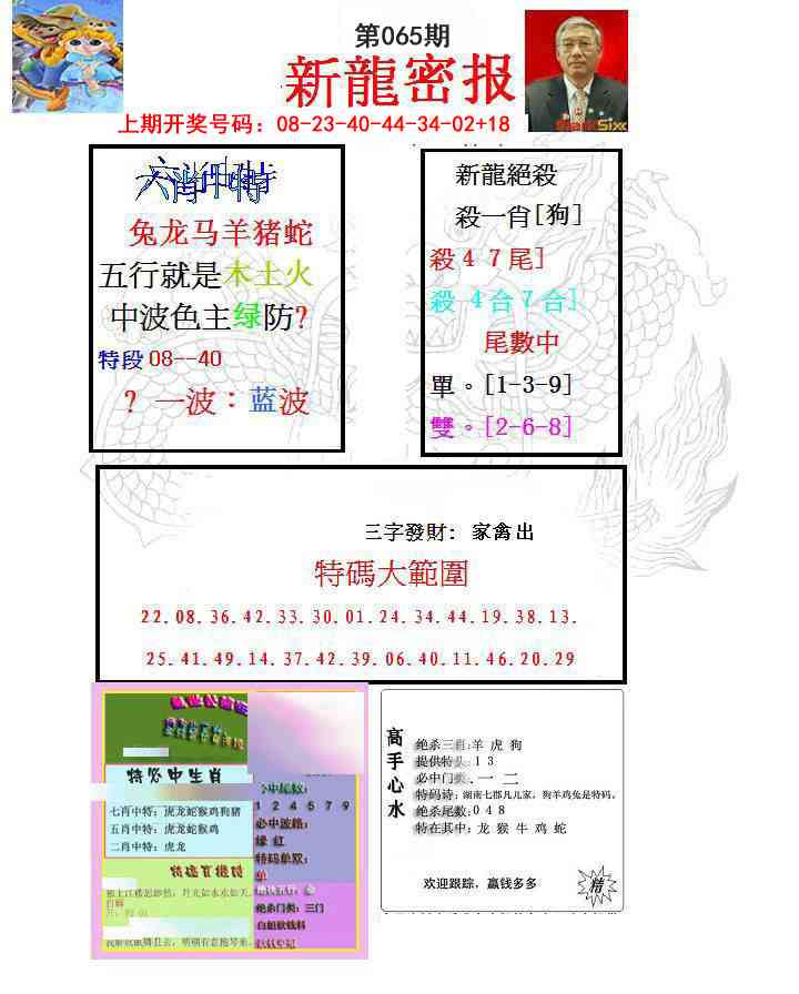 065期新龙密报[图]