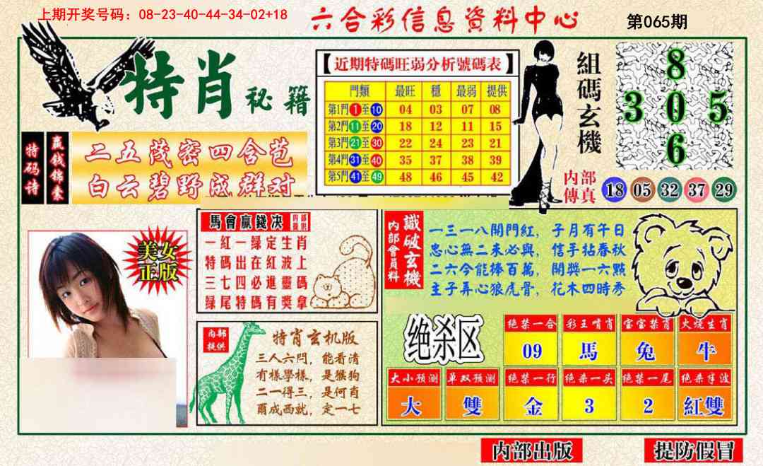 065期特肖秘籍[图]