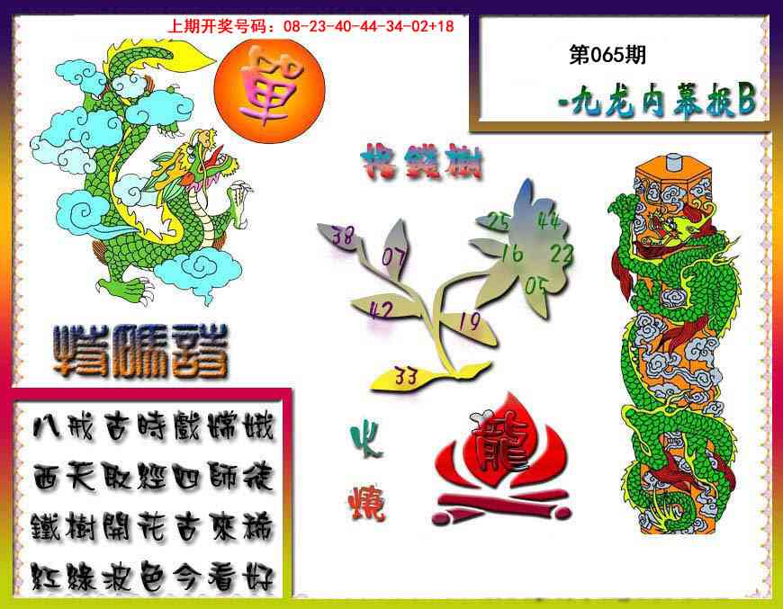 065期九龙内幕特肖图a[图]