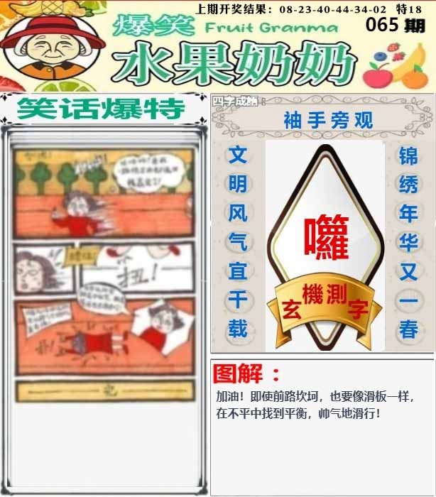 065期爆笑水果奶奶[图]